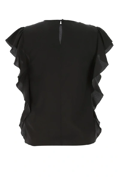 Shop Red Valentino Ruffled Top In 0no