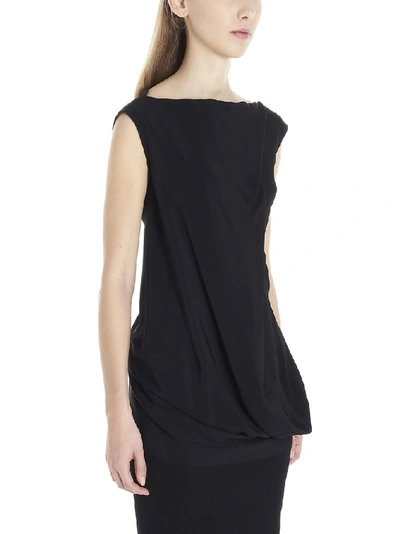 Shop Rick Owens Slash Top In Black