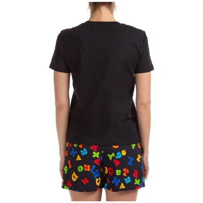 Shop Moschino Graphic Printed T In Black