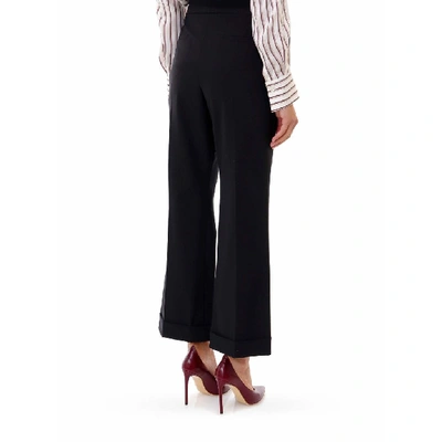 Shop Brunello Cucinelli High Waisted Flare Pants In Black