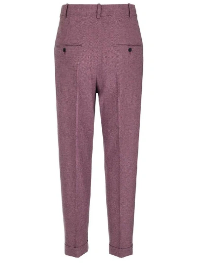 Shop Isabel Marant Étoile Lowea Trousers In Purple