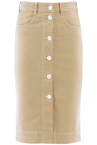 Shop See By Chloé Button In Beige