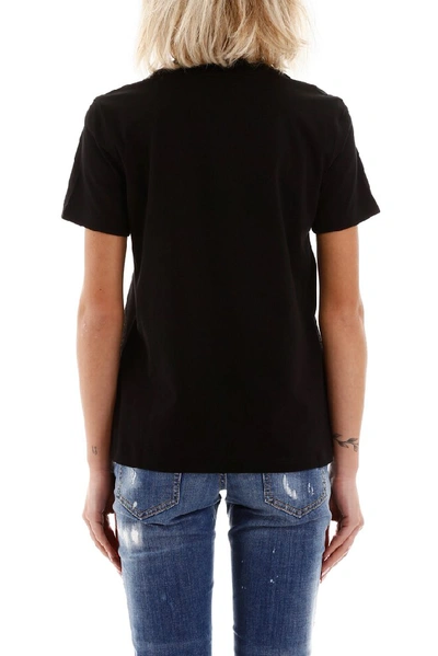 Shop Moschino Trick Or Chic T In Black