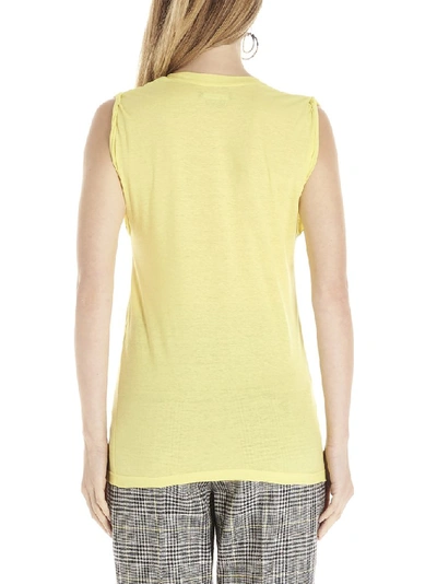 Shop Isabel Marant Tank Top In Yellow
