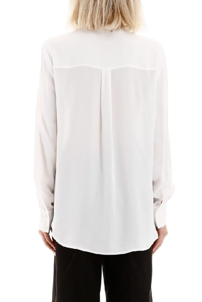 Shop Pinko Button Up Shirt In White