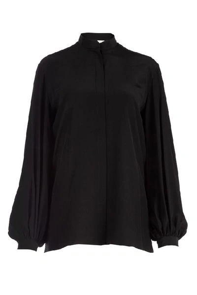 Shop The Row Oversized Blouse In Black