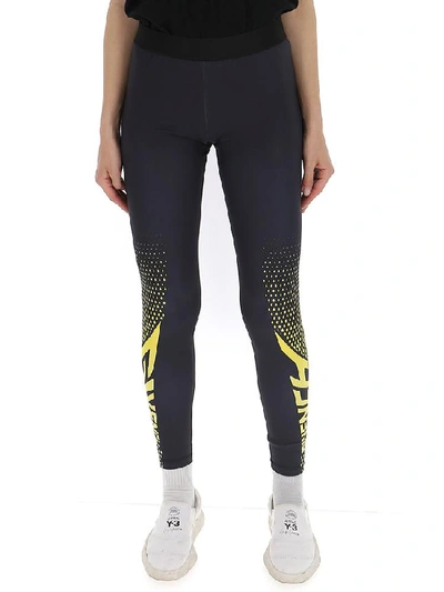 Shop Givenchy Two Tone Waistband Leggings In Multi