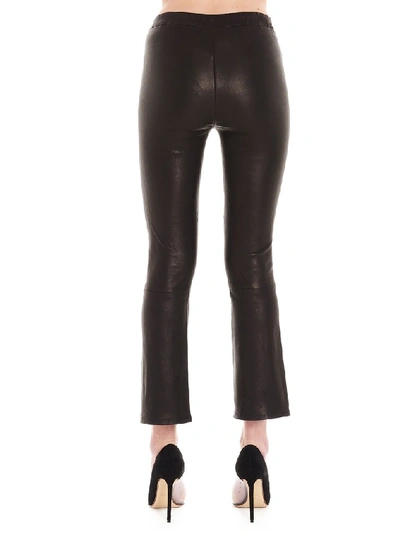 Shop J Brand Selena Cropped Pants In Black