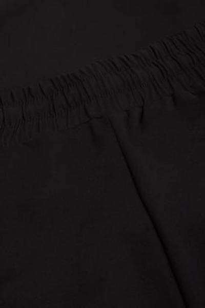 Shop Les Benjamins Cotton-blend Shorts In Black