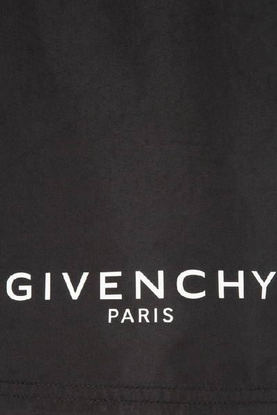 Shop Givenchy Logo Swim Shorts In 001