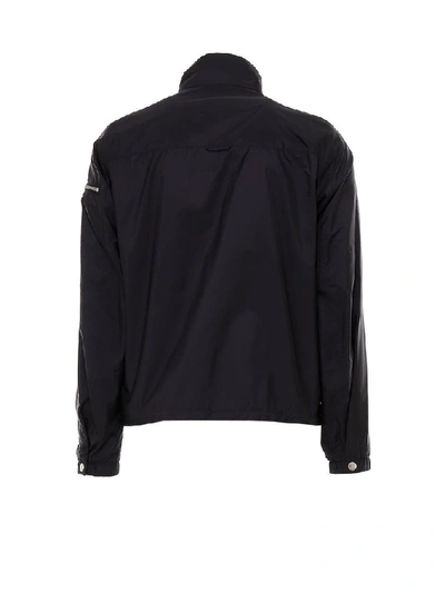 Shop Prada Reversible Windbreaker Jacket In Black