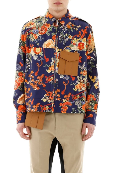 Shop Palm Angels Floral Print Shirt In Multi