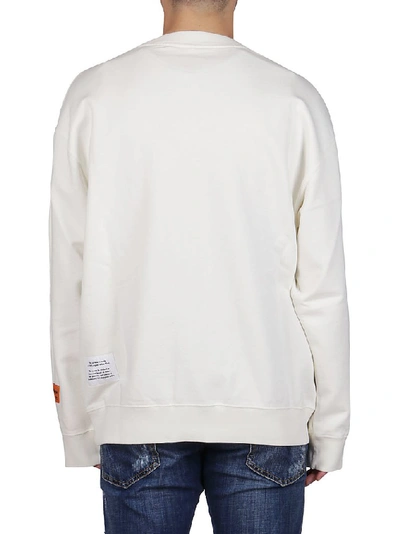 Shop Heron Preston Graphic Print Sweater In White