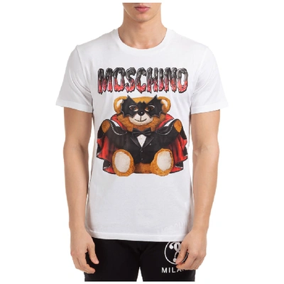 Shop Moschino Dracula Teddy T In White