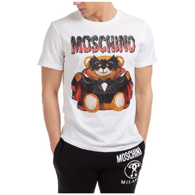 Shop Moschino Dracula Teddy T In White