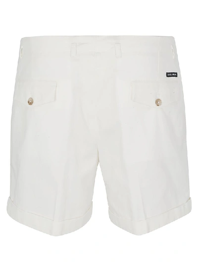 Shop Dolce & Gabbana Chino Shorts In White