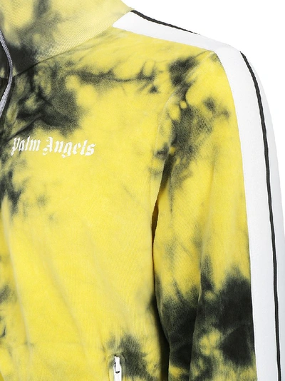 Shop Palm Angels Tie Dye Print Track Jacket In Multi