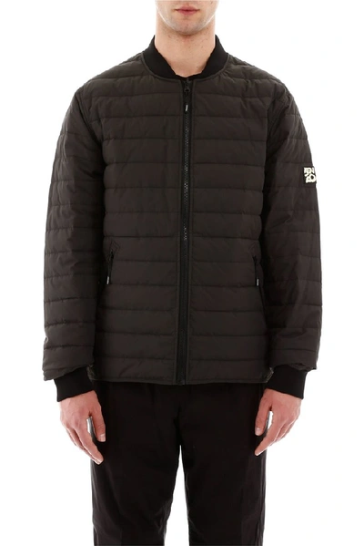 Shop Kenzo Ikat Reversible Puffer Jacket In Black