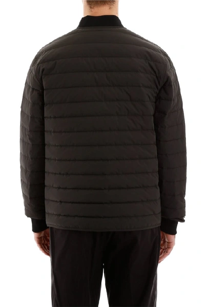 Shop Kenzo Ikat Reversible Puffer Jacket In Black