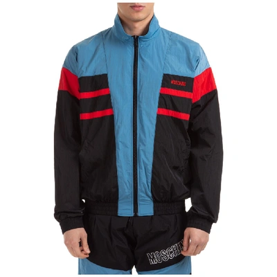 Shop Moschino Lighweight Windbreaker In Multi