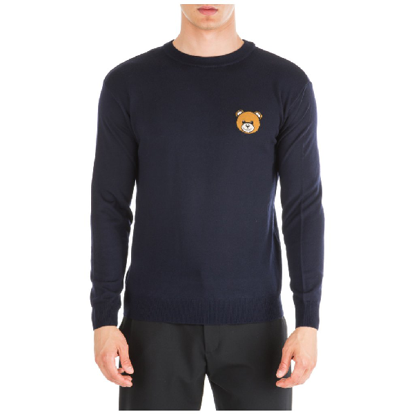 moschino teddy jumper mens