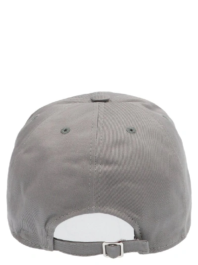 Shop Thom Browne Logo Cap In Grey