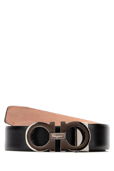 Shop Ferragamo Salvatore  Gancini Buckle Belt In Nero