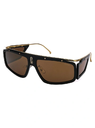 Shop Carrera Facer Rectangular Sunglasses In Black