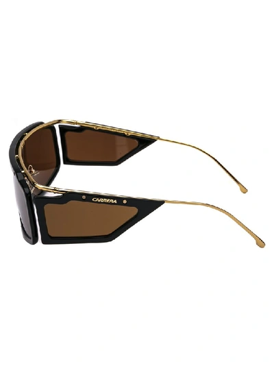 Shop Carrera Facer Rectangular Sunglasses In Black