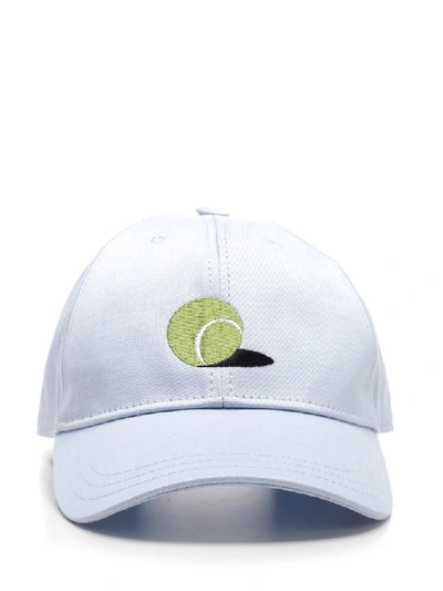 Shop Thom Browne Embroidered Baseball Cap In Blue