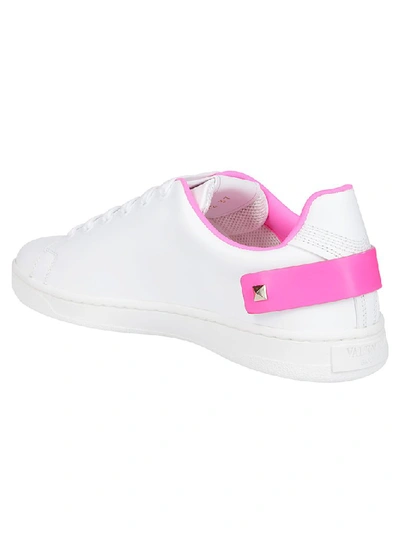 Shop Valentino Garavani Rockstud Backnet Sneakers In Multi