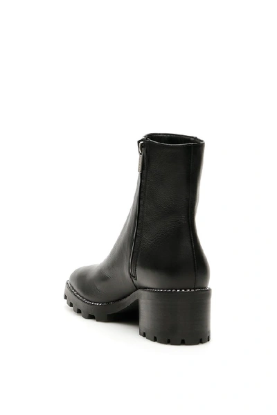 Shop Jimmy Choo Mava Block Heel Ankle Boots In Black