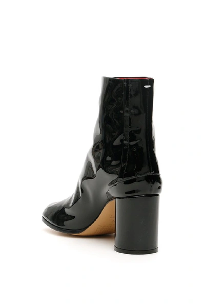 Shop Maison Margiela Tabi Ankle Boots In Black