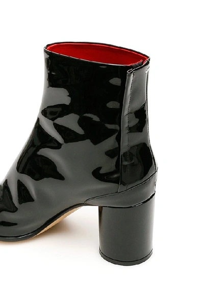 Shop Maison Margiela Tabi Ankle Boots In Black