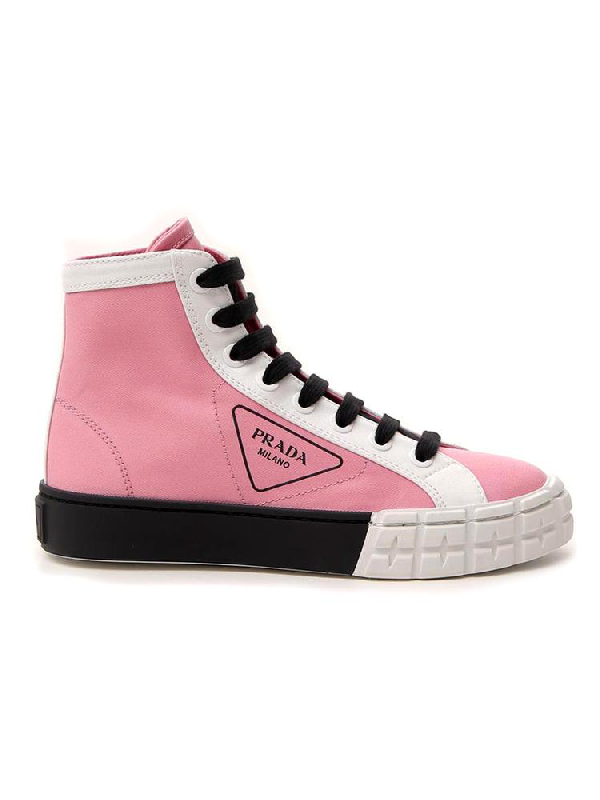 pink prada high tops
