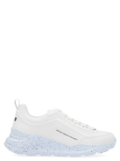 Shop Msgm Chunky Sole Sneakers In White