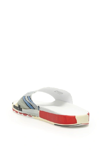 Shop Adidas Originals Adidas By Raf Simons X Raf Adilette Slides In Multi