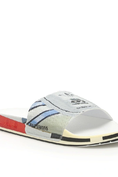 Shop Adidas Originals Adidas By Raf Simons X Raf Adilette Slides In Multi