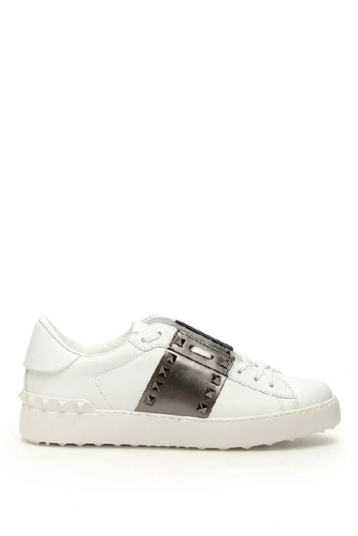 Shop Valentino Garavani Rockstud Untitled Sneakers In Multi