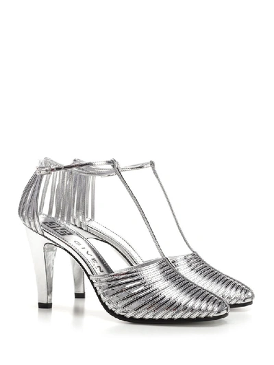 Shop Givenchy Mignon Strap Sandals In Silver
