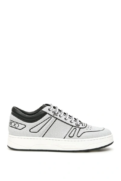 Shop Jimmy Choo Hawaii/f Sneakers In Grey