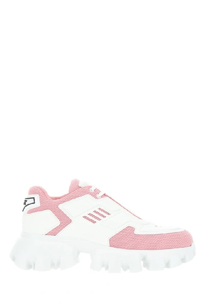 Shop Prada Cloudbust Panelled Thunder Sneakers In White