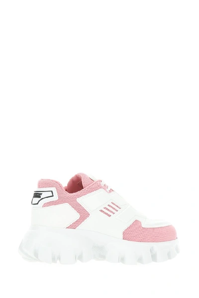 Shop Prada Cloudbust Panelled Thunder Sneakers In White