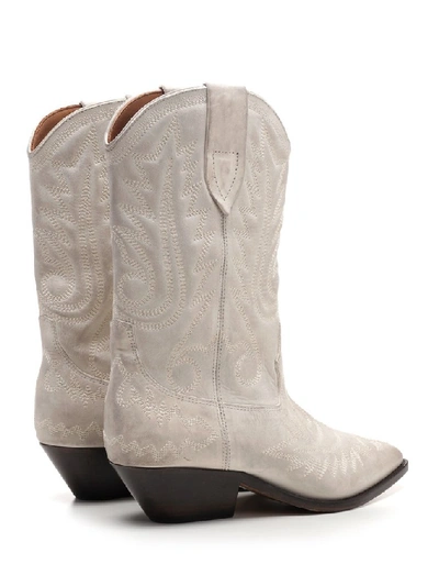 Shop Isabel Marant Duerto Boots In White