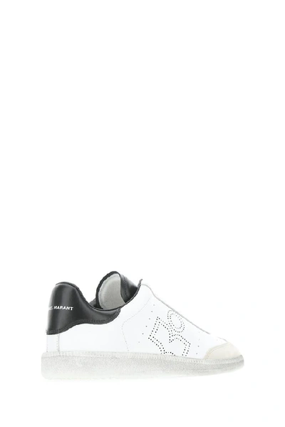 Shop Isabel Marant Beth Logo Detail Sneakers In Multi