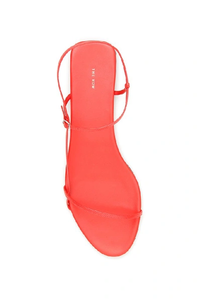 Shop The Row Flat Slingback Strap Sandals In Red