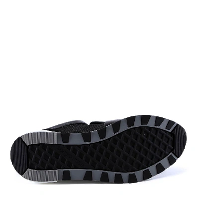 Shop Sergio Rossi Slip On Sneakers In Black