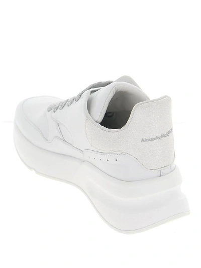 Shop Alexander Mcqueen Logo Detail Sneakers In White