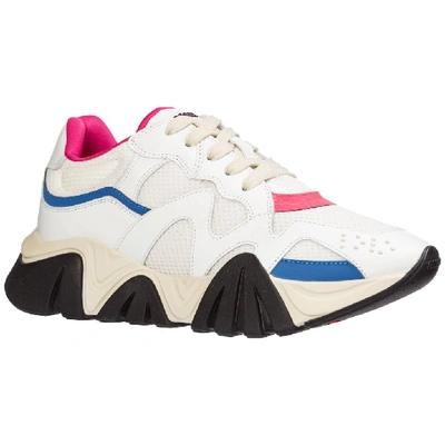 Shop Versace Squalo Chunky Sole Sneakers In Multi