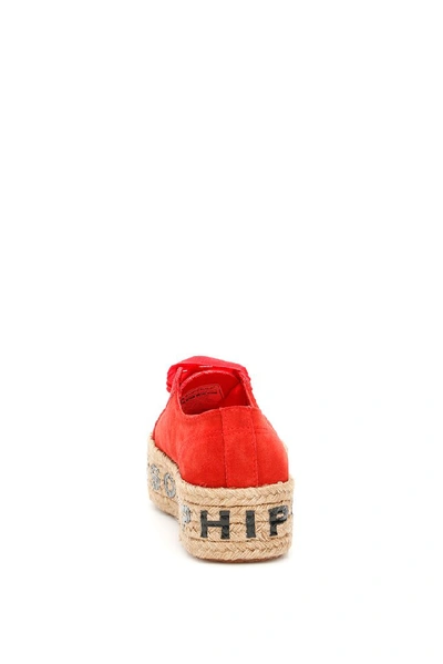 Shop Philosophy Di Lorenzo Serafini X Superga Platform Sneakers In Red